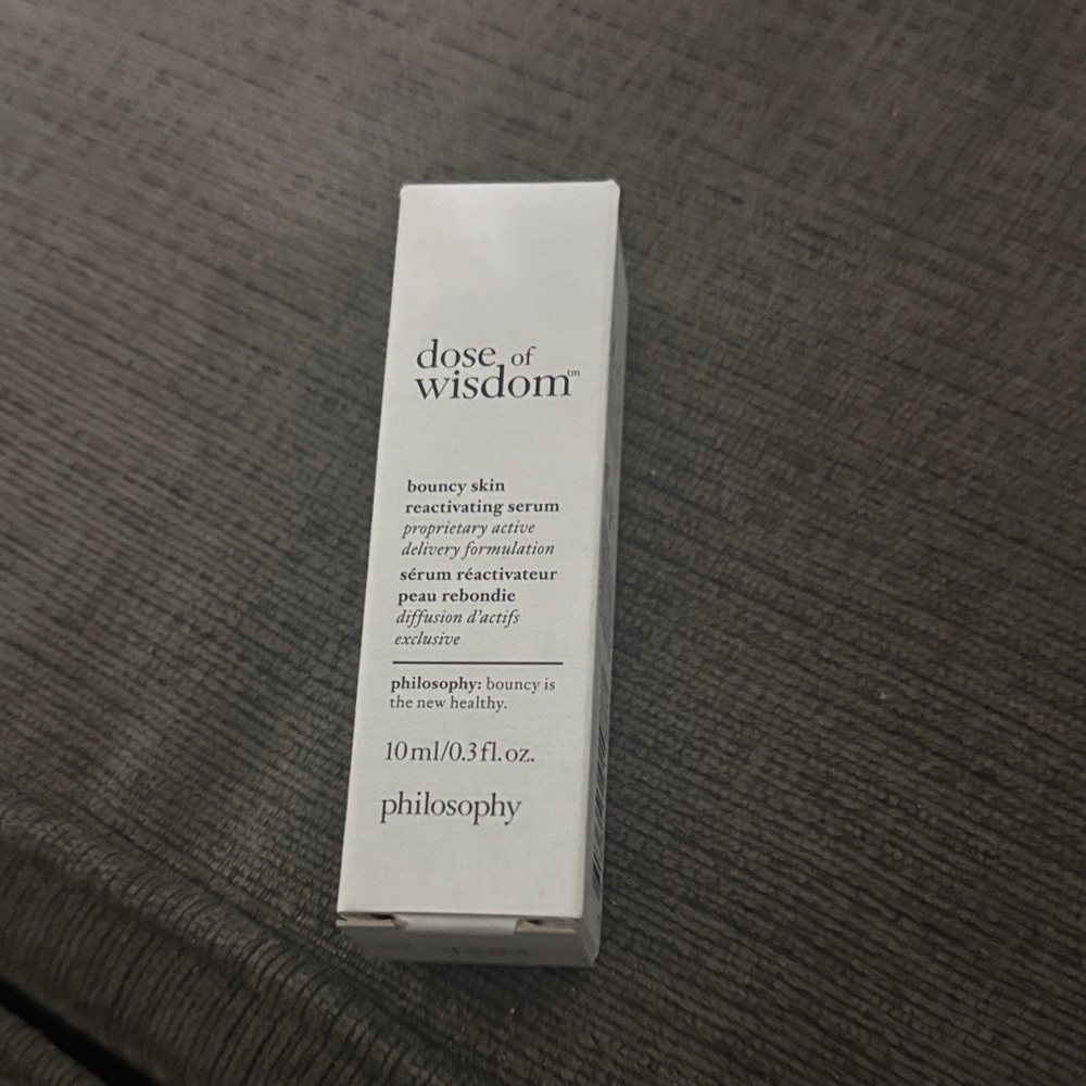 Philosophy Dose of Wisdom Serum in White Box